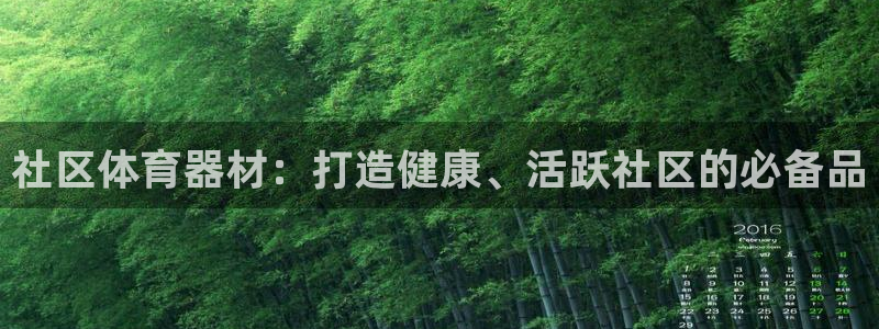 富联图文：社区体育器材：打造健康、活跃社区的必备品